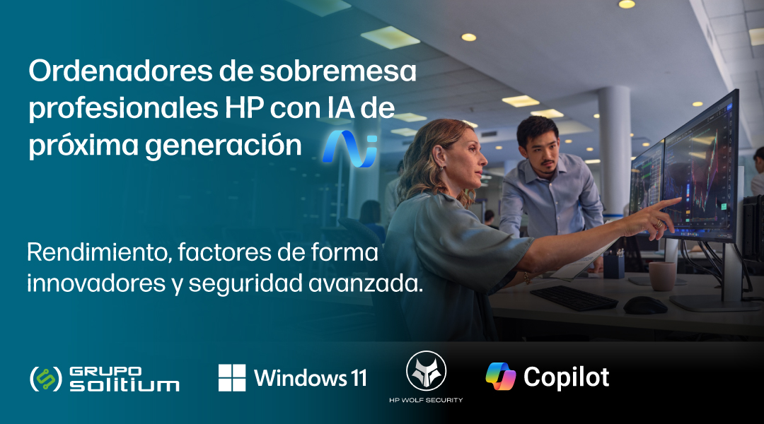 Ordenadores de sobremesa profesionales HP con IA