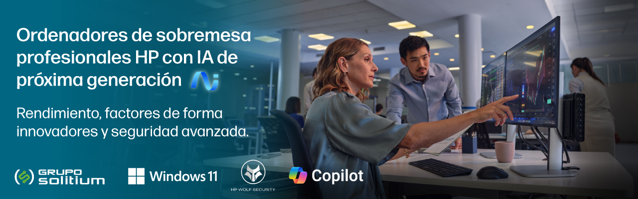 Ordenadores de sobremesa profesionales HP con IA